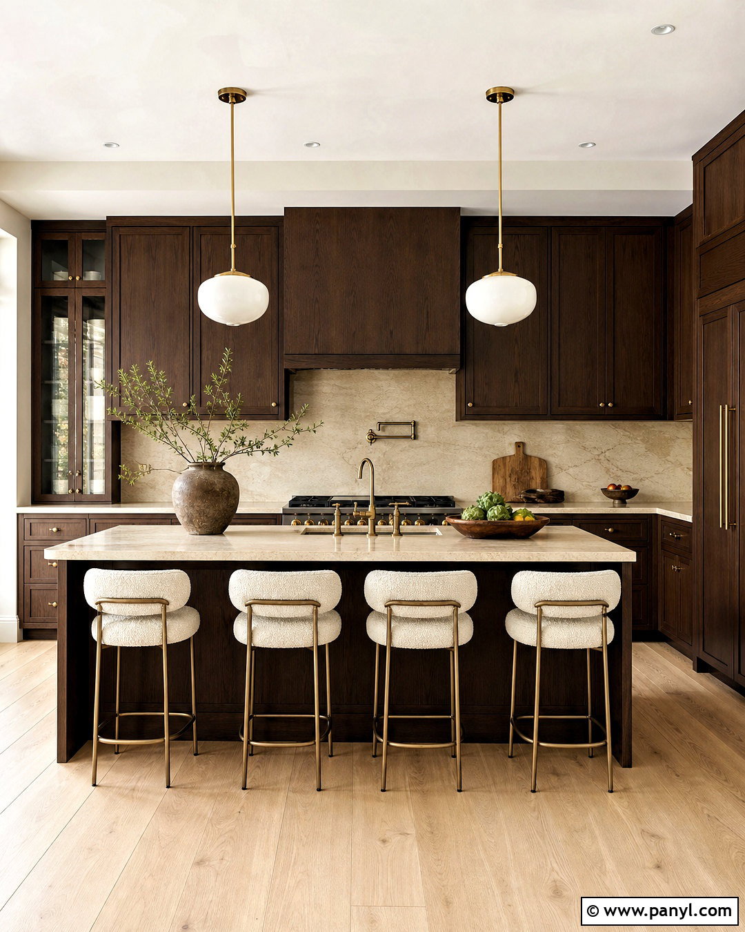 Chocolate Brown Kitchen - 20 trendy kitchen colors