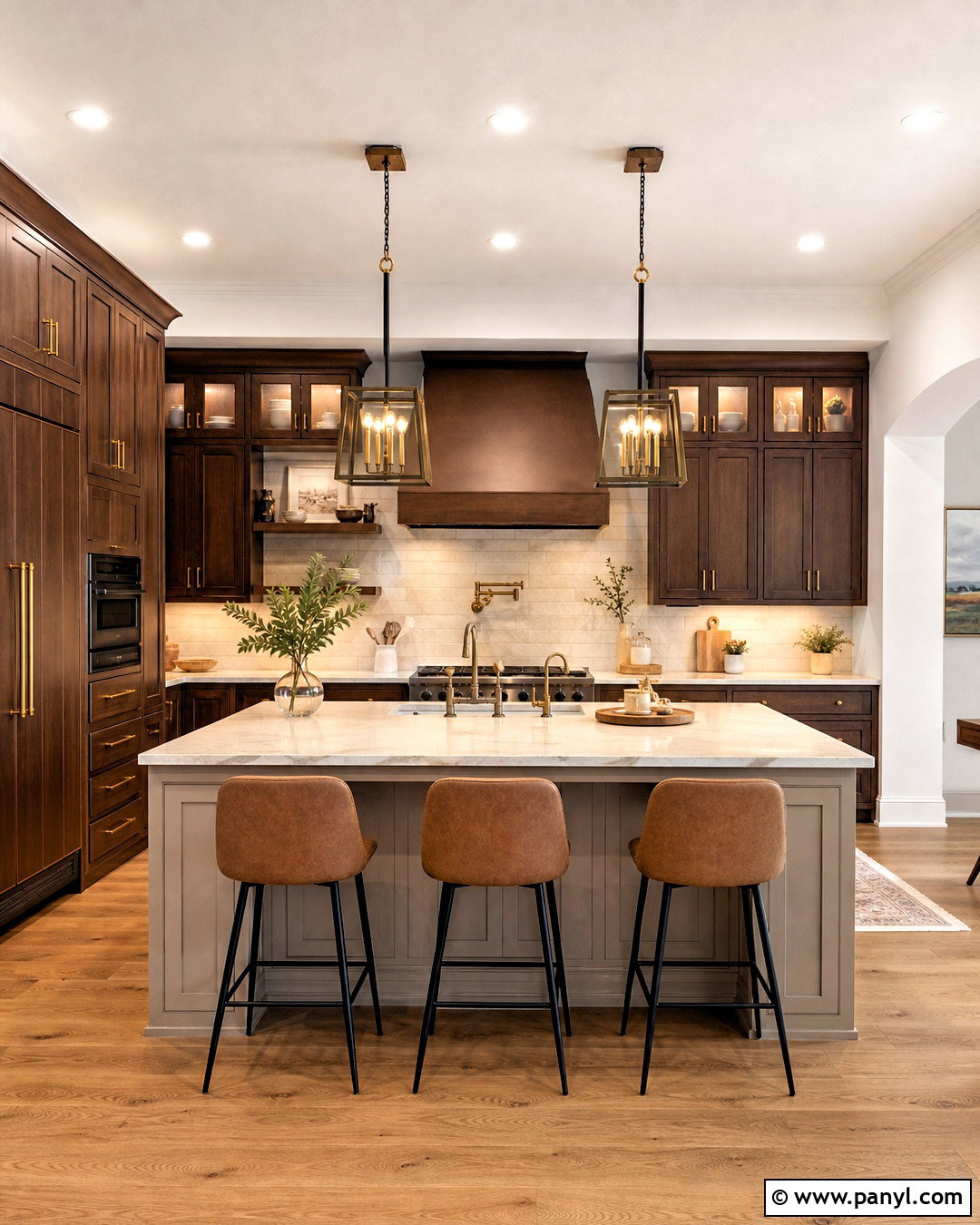 Chocolate Brown Kitchen - 20 warm toned kitchen ideas