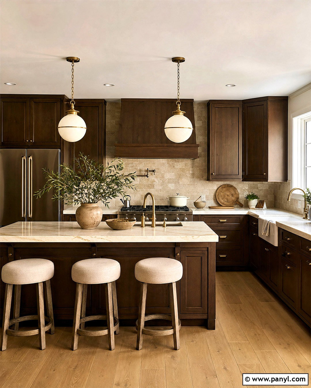 Chocolate Brown Kitchen Color Scheme - 20 kitchen colors schemes paint ideas