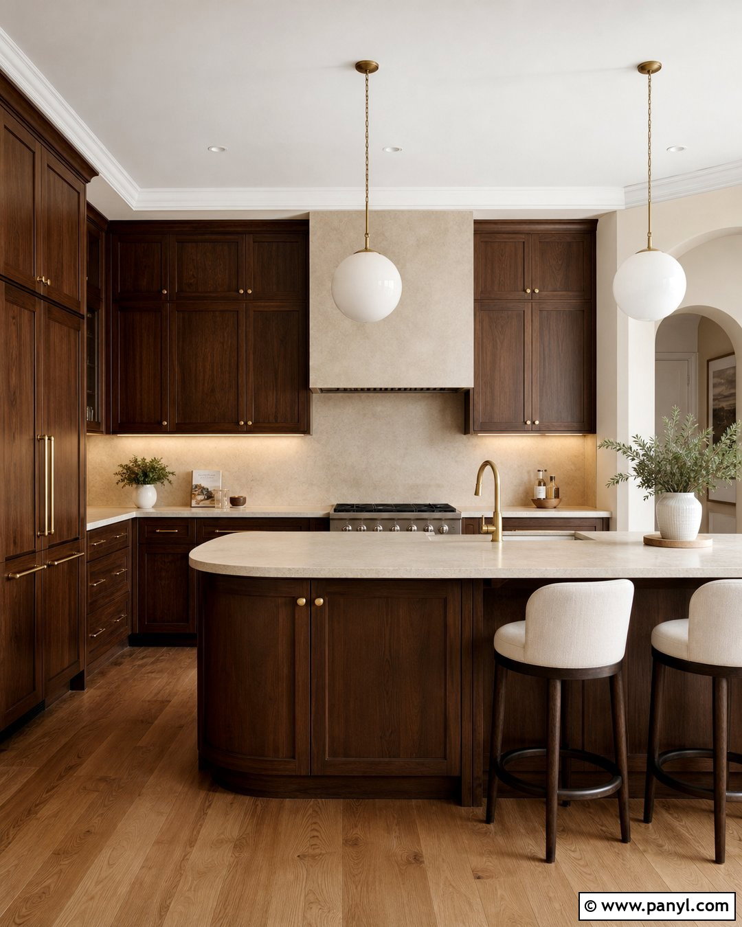 Chocolate Brown Kitchen - 20 Current Kitchen Color Trends