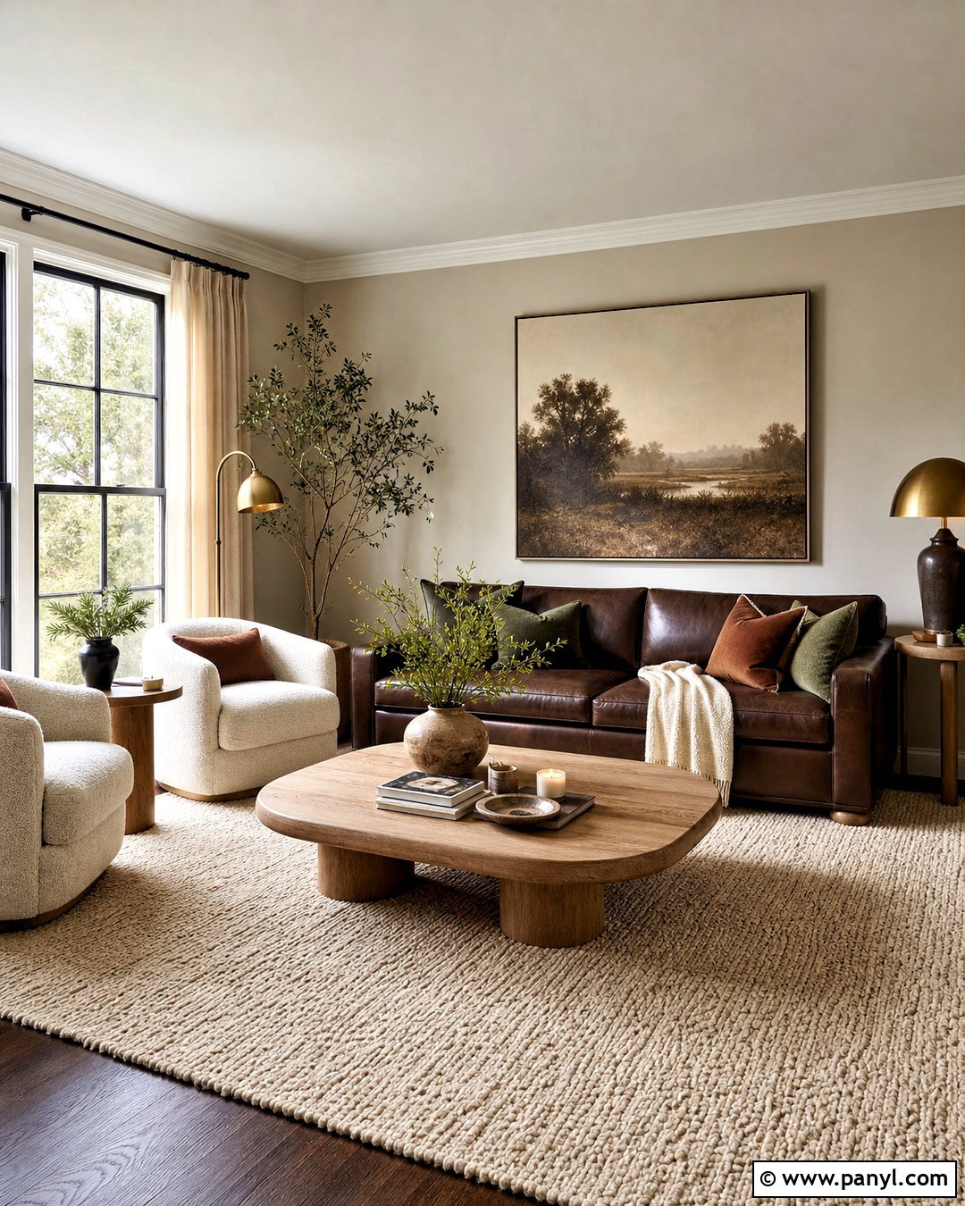 Chocolate Brown Leather Couch Living Room - 20 chocolate brown couch living room ideas