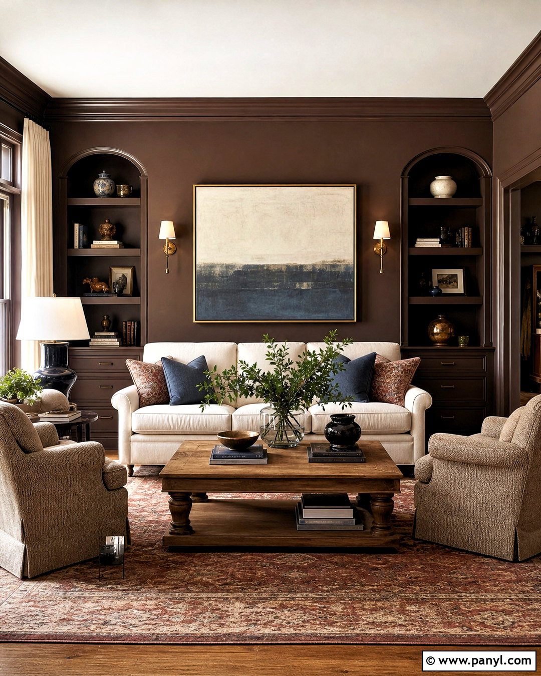 Chocolate Brown Living Room Paint - 20 interior paint ideas living room ideas