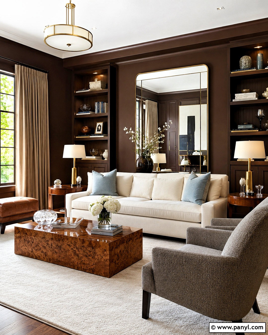 Chocolate Brown Living Room Paint - 20 living paint color ideas