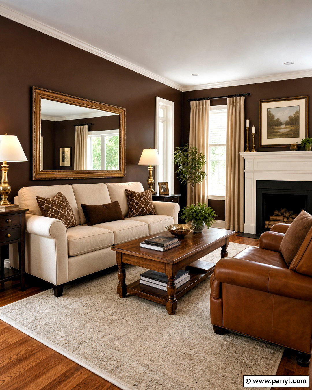 Chocolate Brown Living Room Walls - 20 painting ideas living room wall colors