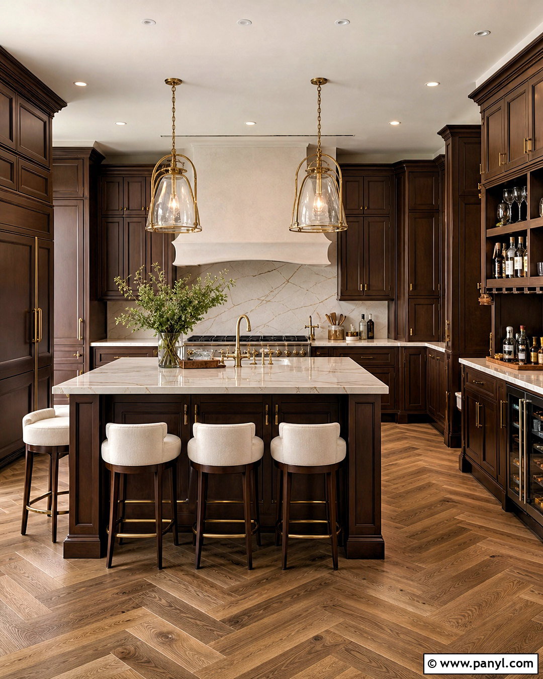 Chocolate Brown Luxury Kitchen - 20 kitchen design brown ideas