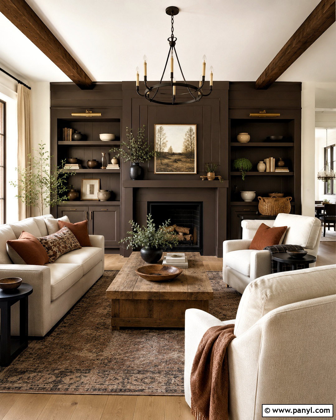 Chocolate Brown Modern Farmhouse Color Scheme - 20 modern farmhouse color scheme ideas