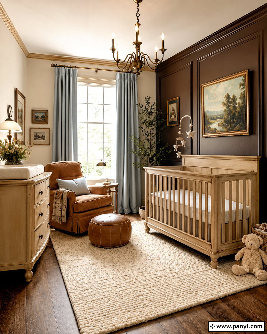 Chocolate Brown Nursery Palette - 20 nursery color palette ideas