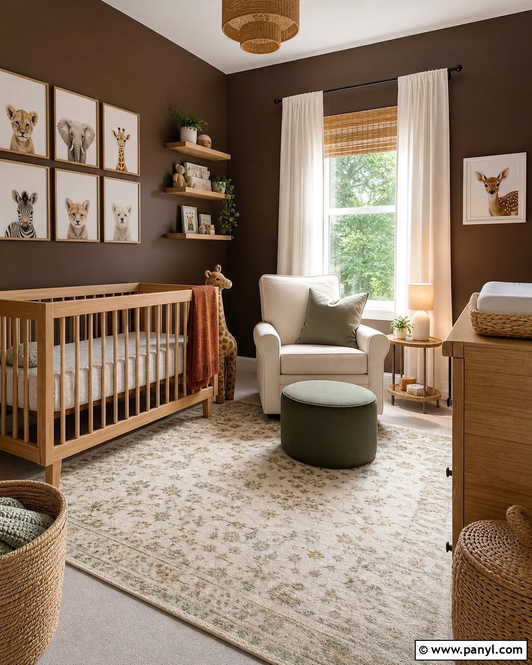 Chocolate Brown Nursery Walls - 35 Chocolate Brown Walls