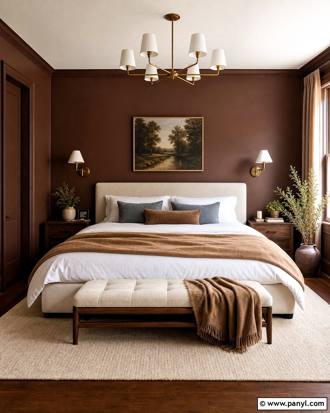 Chocolate Brown Paint - 20 current paint trends
