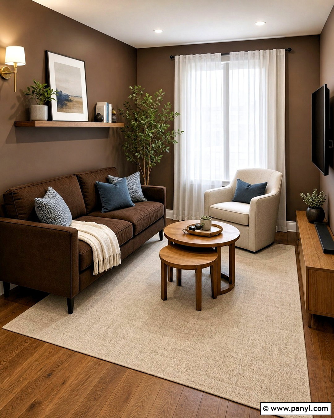 Chocolate Brown Small Living Room - 20 chocolate brown living room ideas