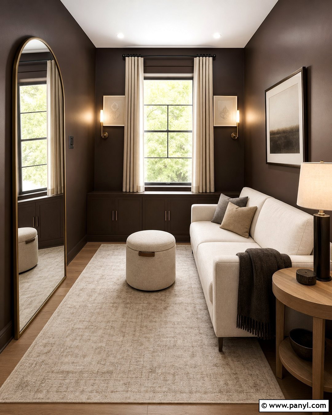 Chocolate Brown Small Room Walls - 35 Chocolate Brown Walls