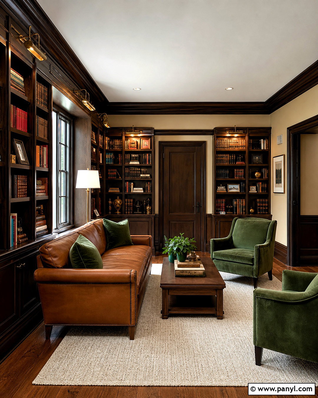 Chocolate Brown Trim - 20 trim colors interior ideas