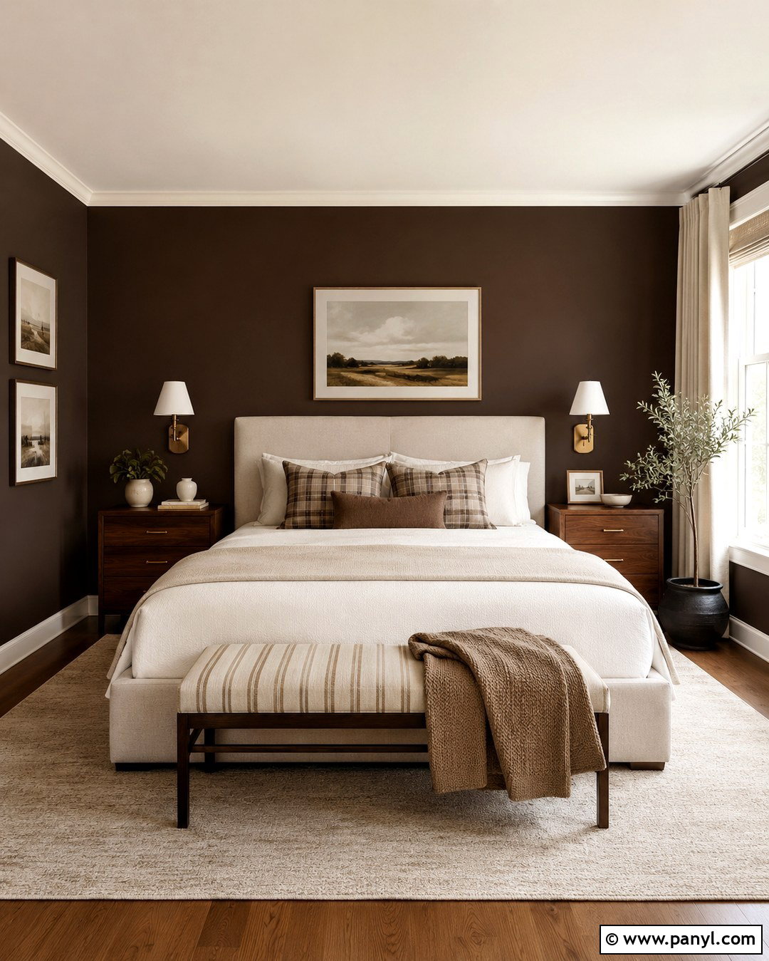 Chocolate Brown Wall Color - 20 Beautiful Wall Colors Paint Colours