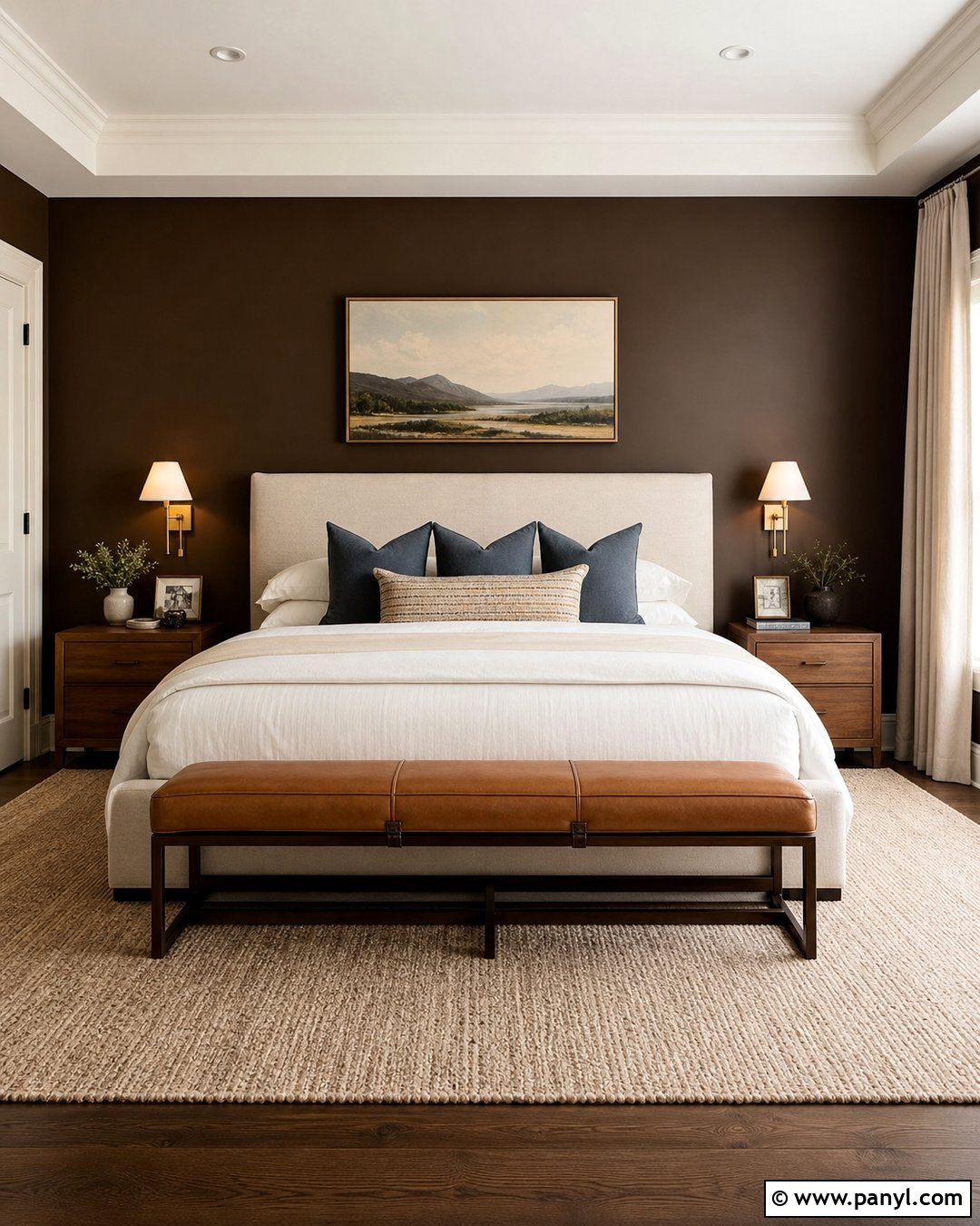 Chocolate Brown Wall Color - 25 Trending Wall Colors 2027