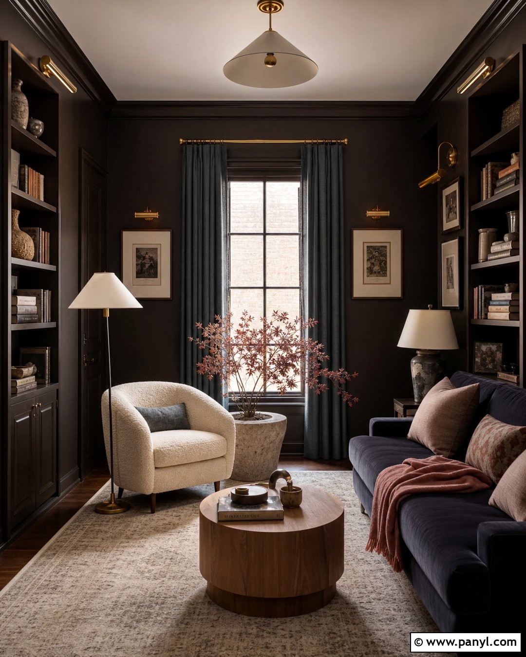 Chocolate Brown Wall Color - 20 Best Wall Color For Dark Room Ideas