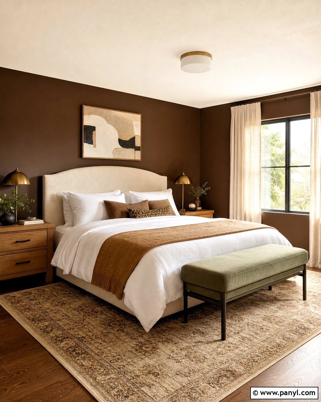 Chocolate Brown Wall Color - 20 wall painting colors