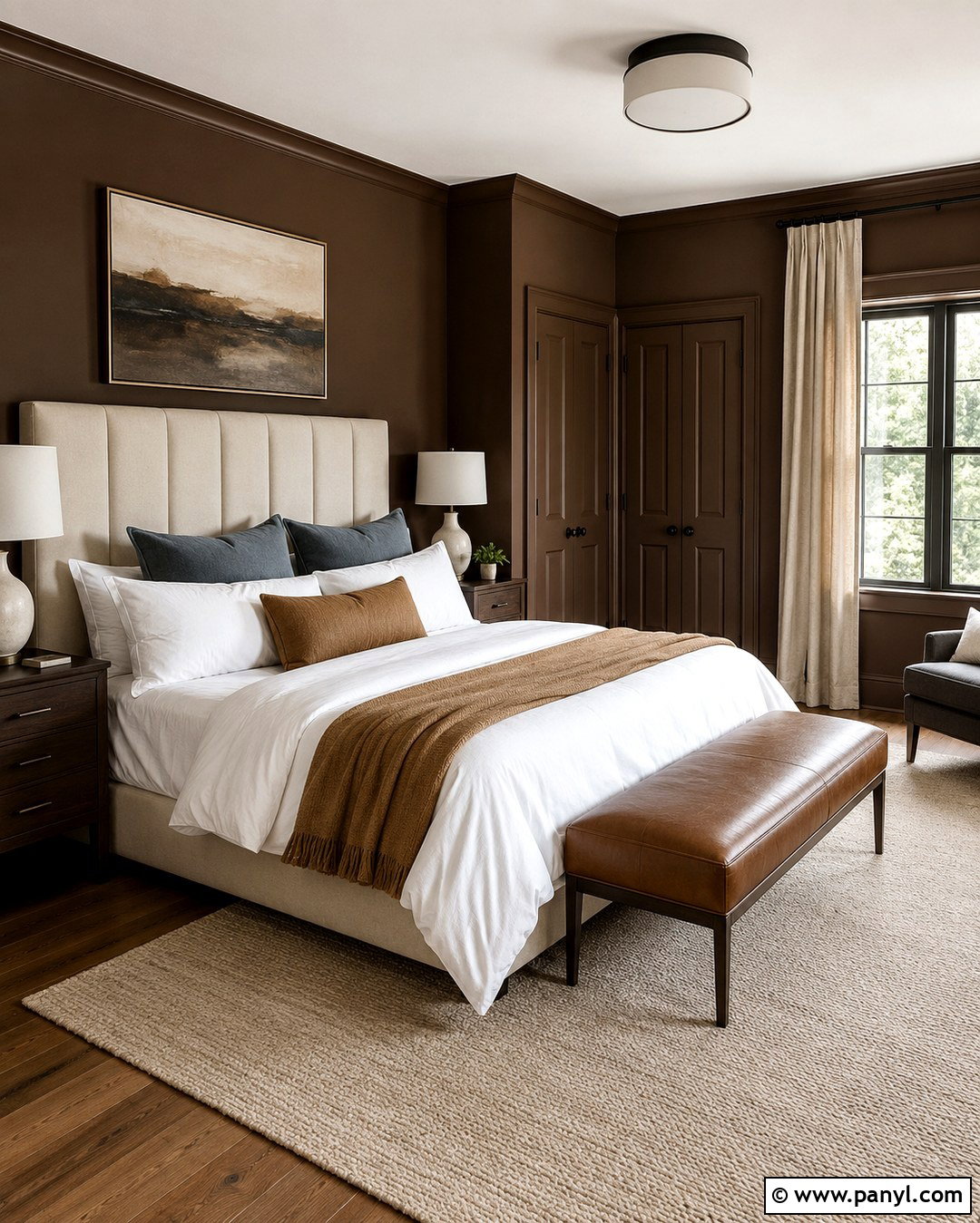 Chocolate Brown Wall Color - 20 Trendy Wall Colors 2027