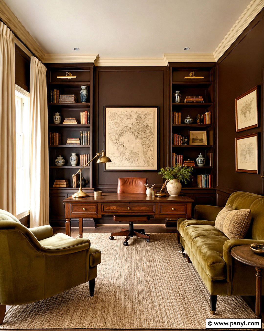 Chocolate Brown Walls With Cream Trim - 20 Wall Colors With Cream Trim Ideas