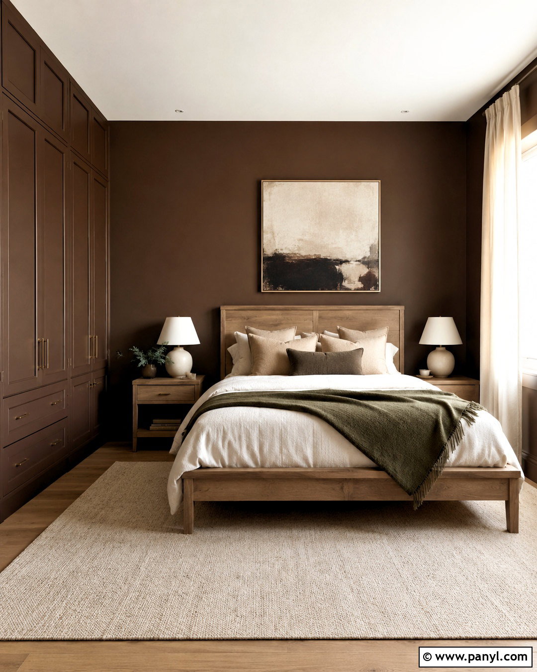 Chocolate Brown Wardrobe And Wall - 20 Wardrobe And Wall Same Colour Ideas