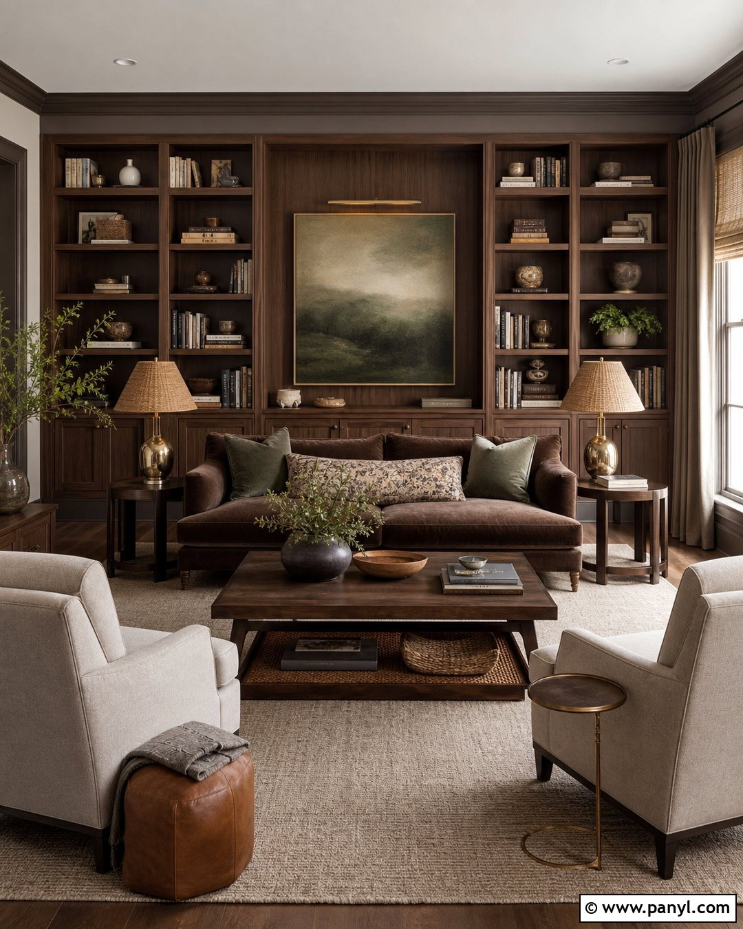 Chocolate Brown With Gray Walls - 25 Colors That Go With Gray Walls