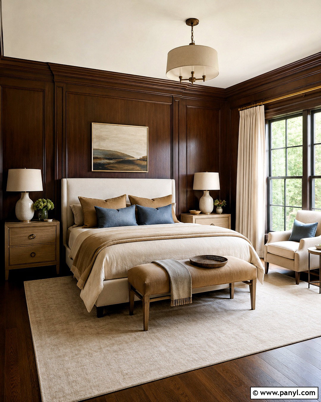 Chocolate Brown Wood Paneling - 20 Wood Paneling Color Ideas