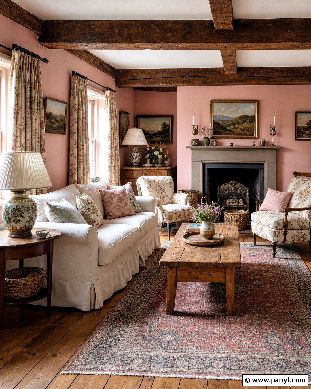 Cinder Rose Cottage Living Room - 20 farrow and ball cinder rose ideas