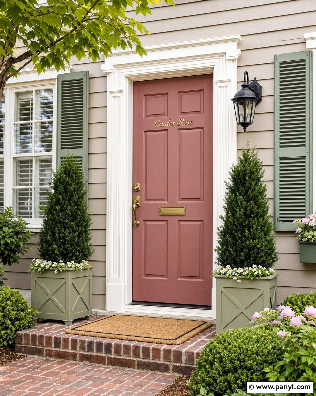 Cinder Rose Front Door - 35 cinder rose farrow and ball ideas