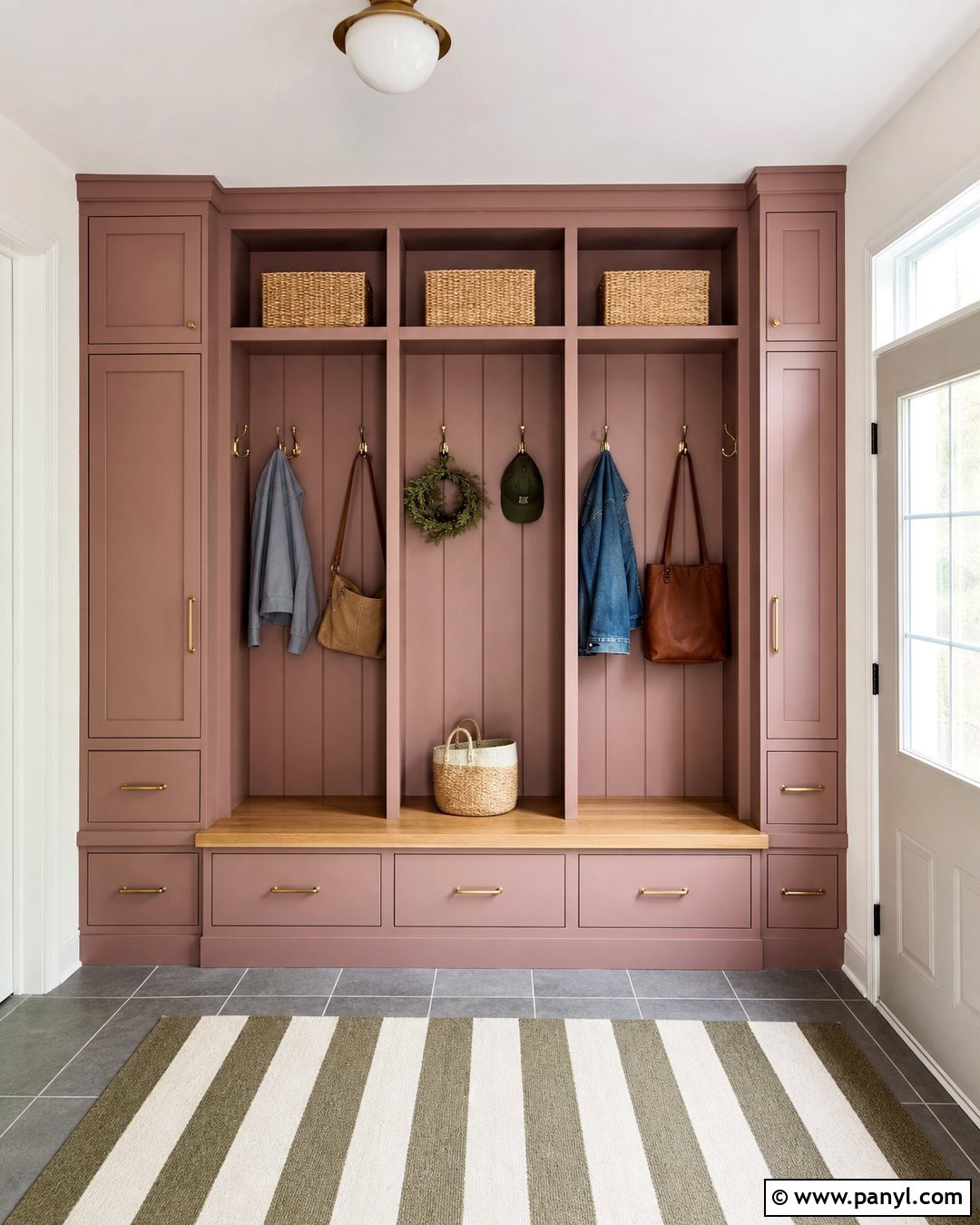 Cinder Rose Mudroom Cabinets - 35 cinder rose farrow and ball ideas