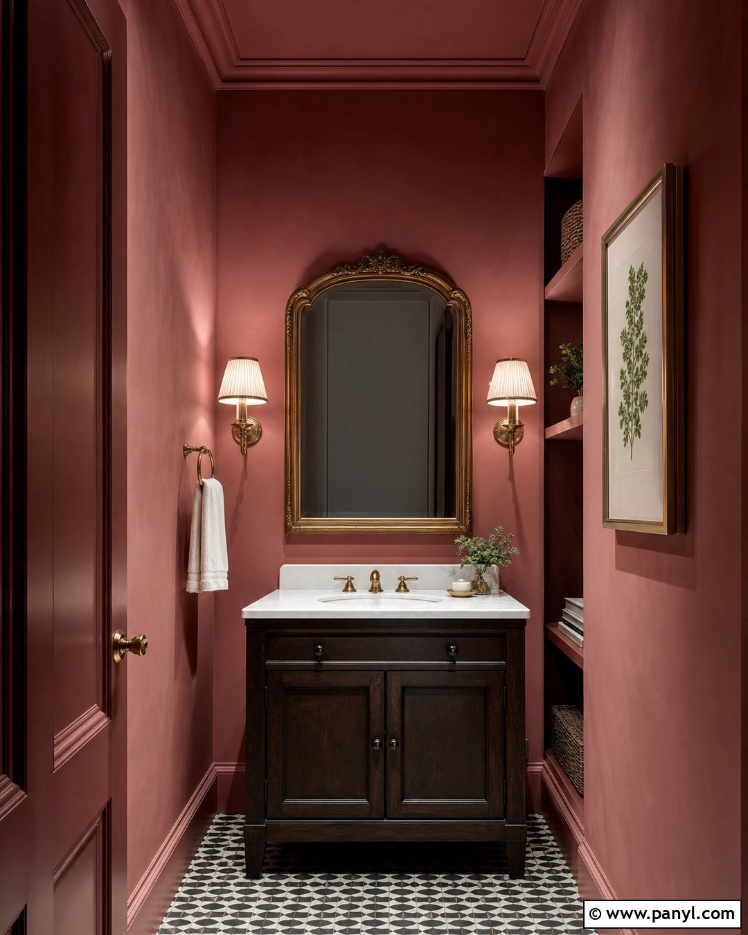Cinder Rose Powder Room - 35 cinder rose farrow and ball ideas
