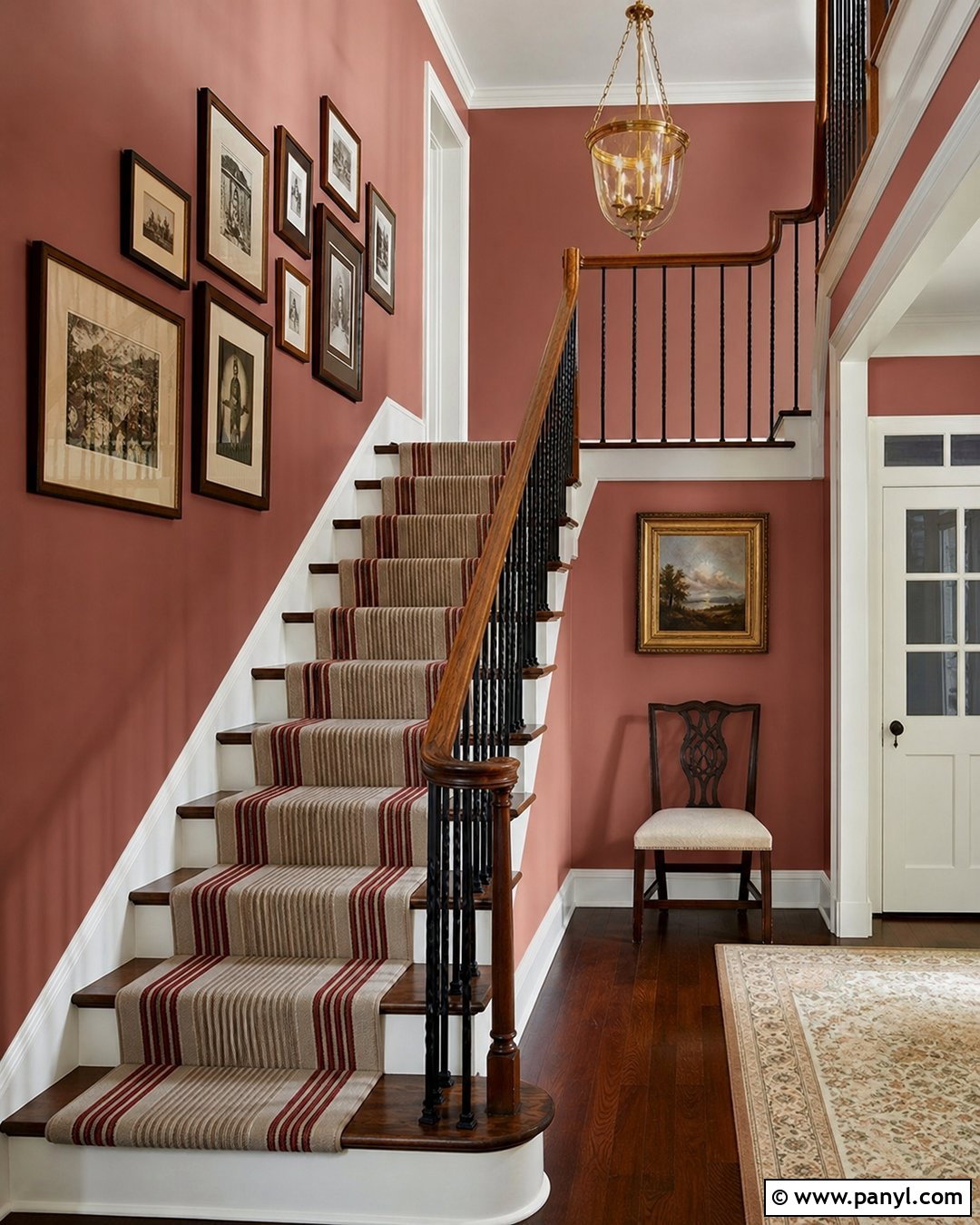 Cinder Rose Staircase - 35 cinder rose farrow and ball ideas
