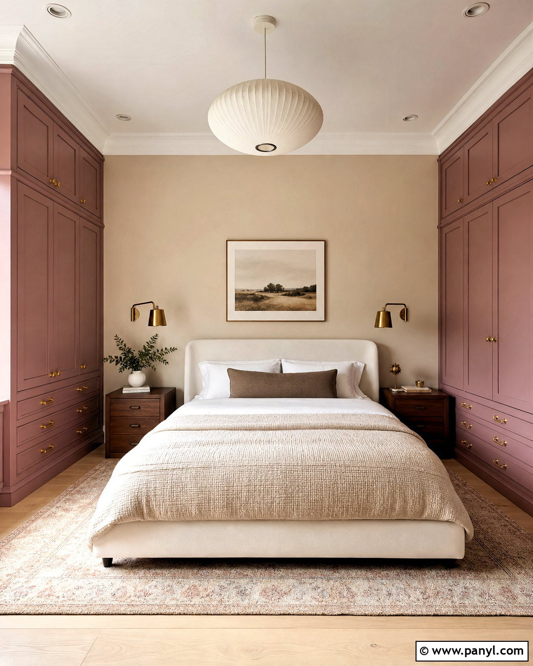 Cinder Rose Wardrobes With Beige Walls - 20 farrow and ball cinder rose ideas