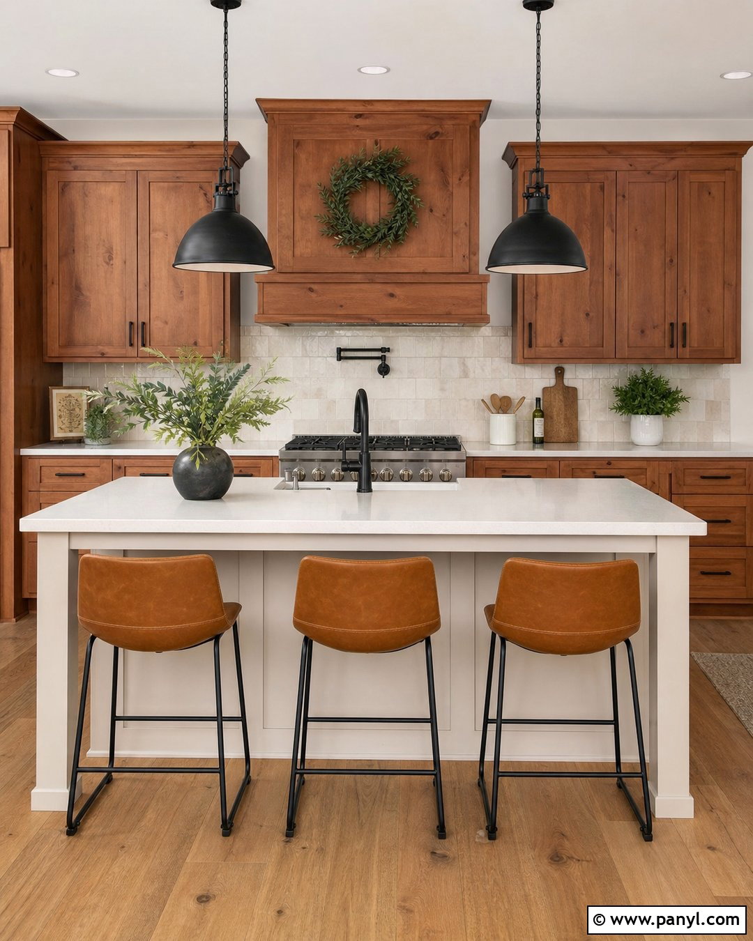 Cinnamon Alder Wood Kitchen - 20 Alder Wood Color Ideas