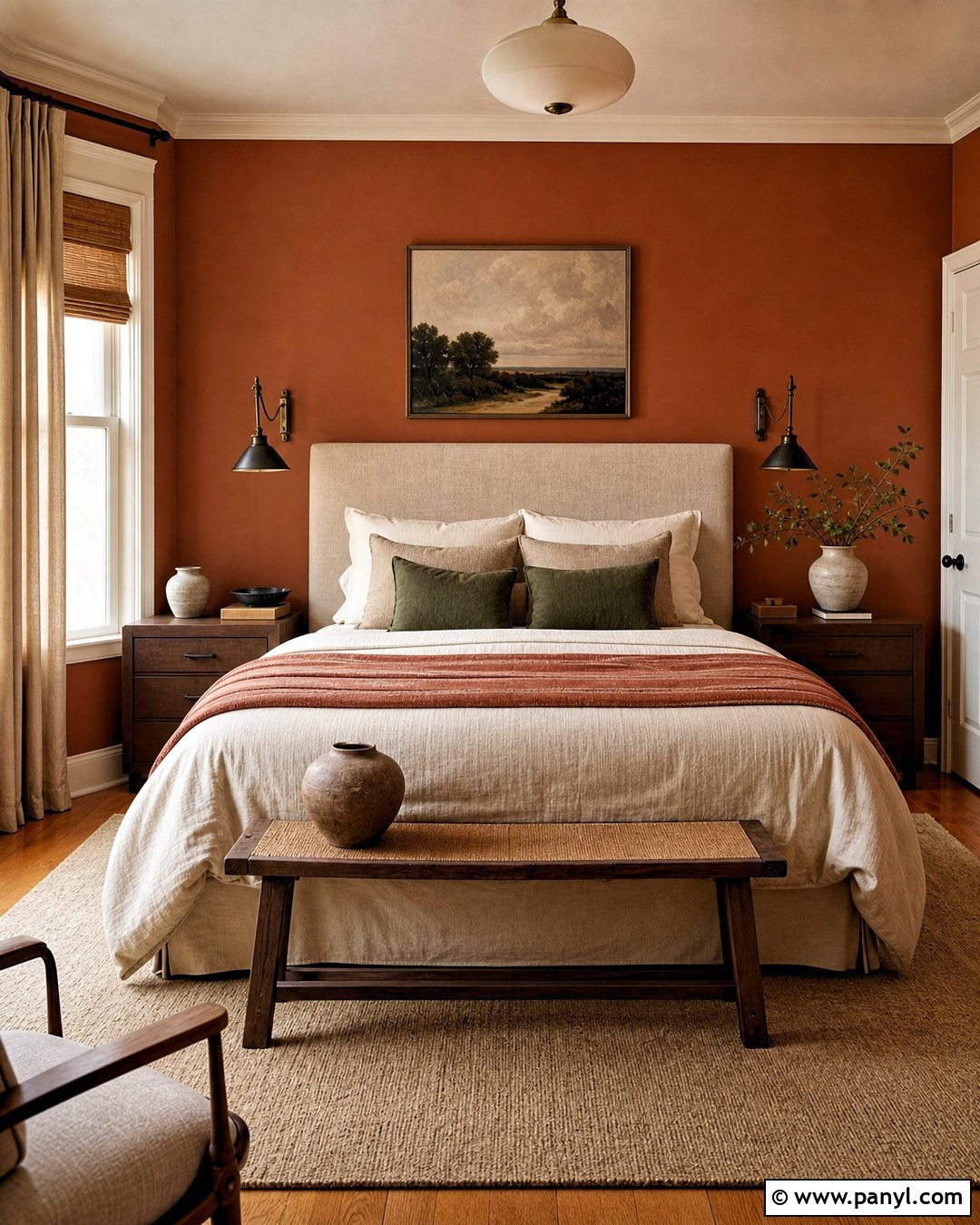 Cinnamon Bedroom Paint - 20 warm paint colors for home ideas