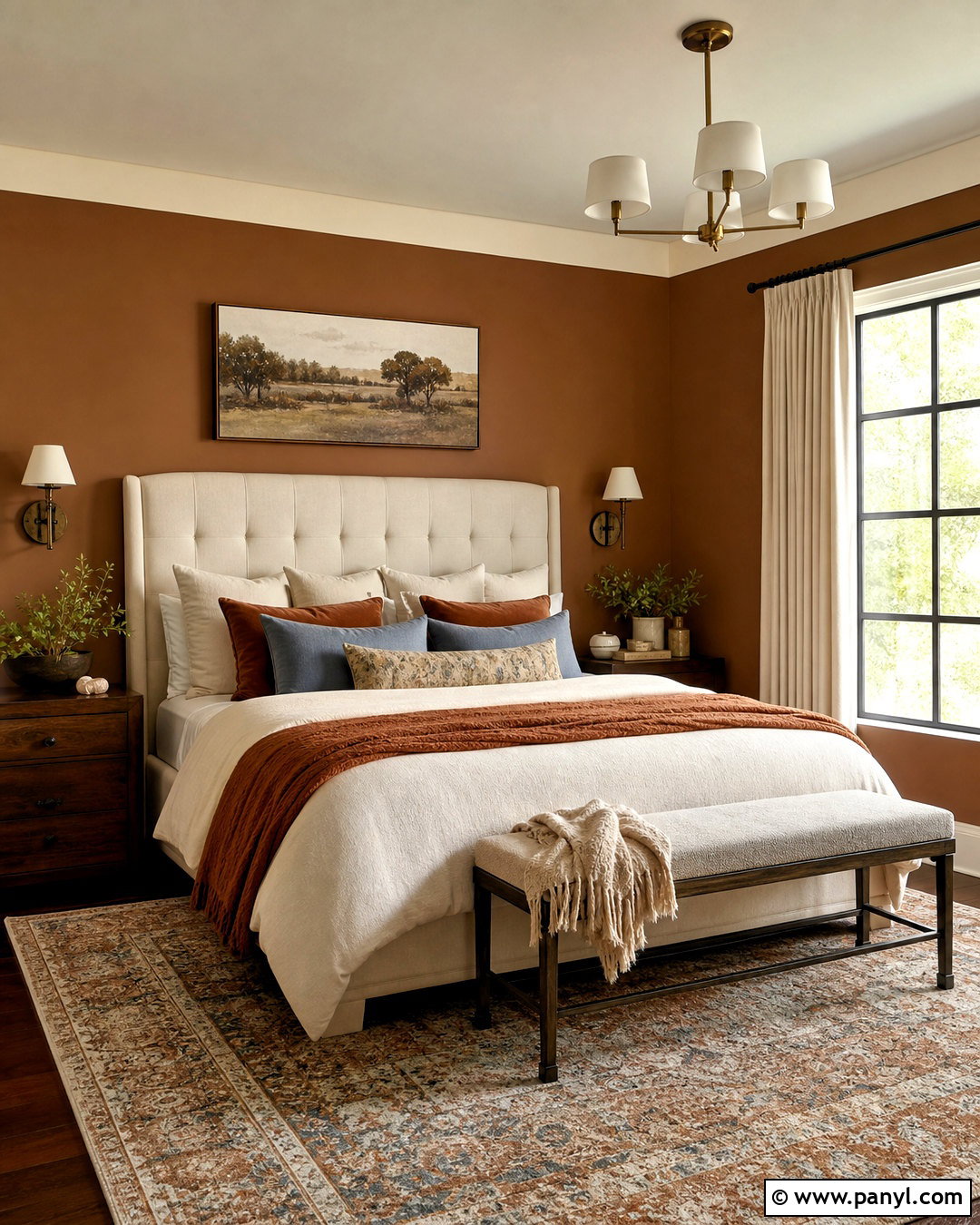 Cinnamon Brown Interior Paint Color - 20 interior paint colors for house ideas