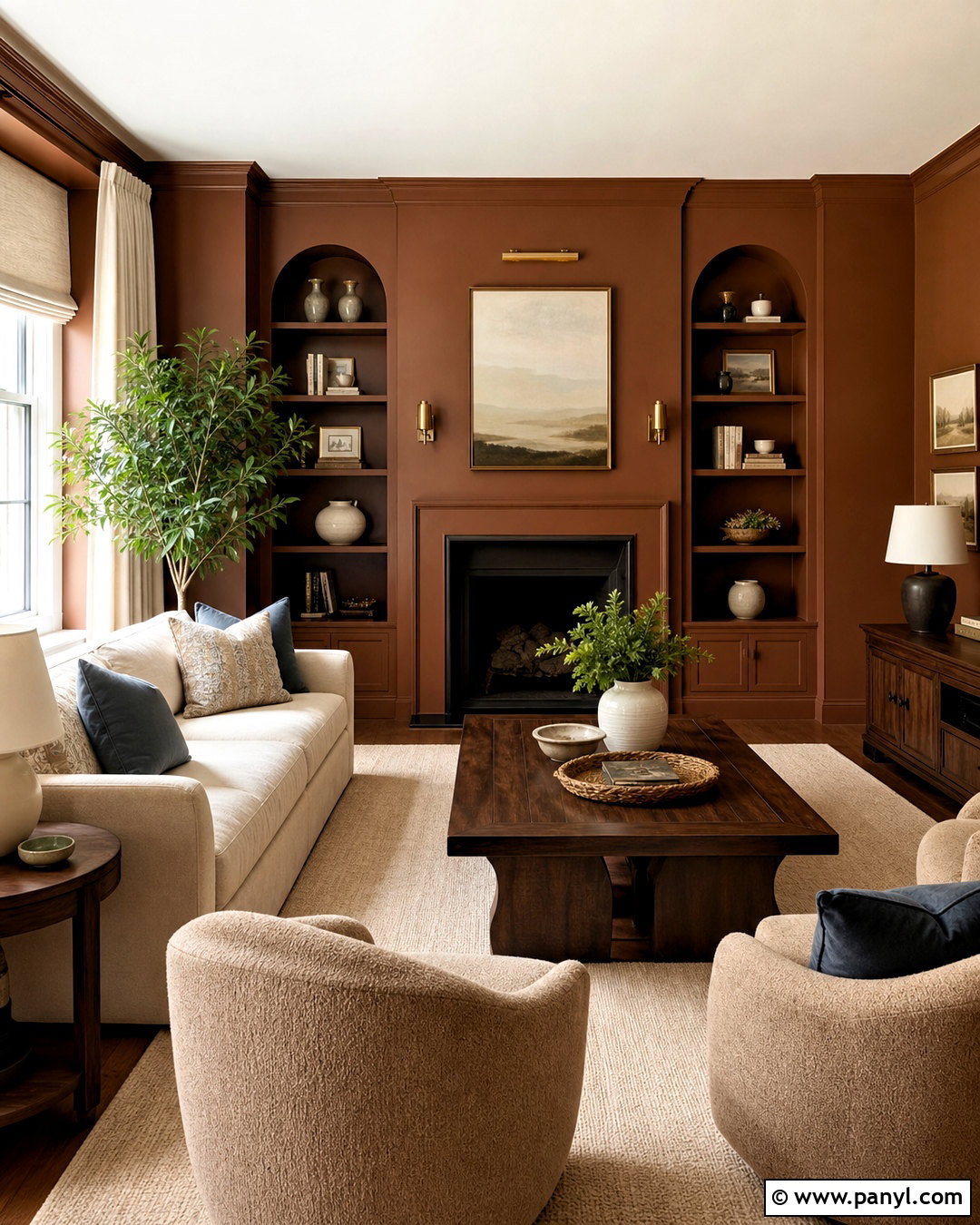 Cinnamon Brown Living Room Paint - 20 interior paint colors for living room ideas