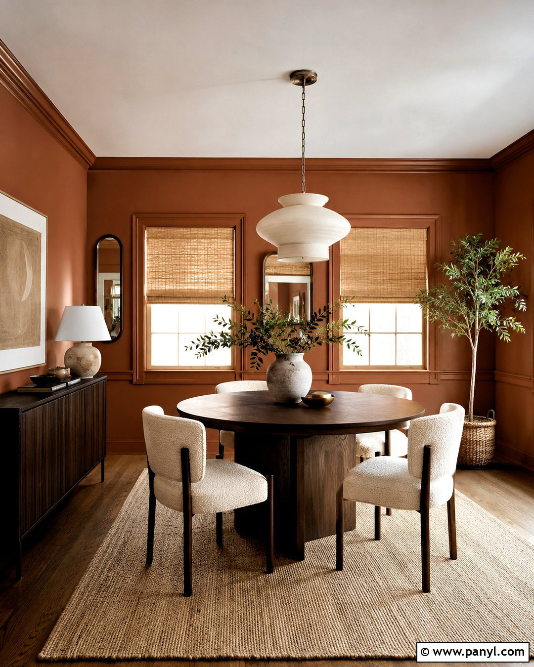 Cinnamon Brown Wall Color - 20 Warm Earthy Wall Color Ideas