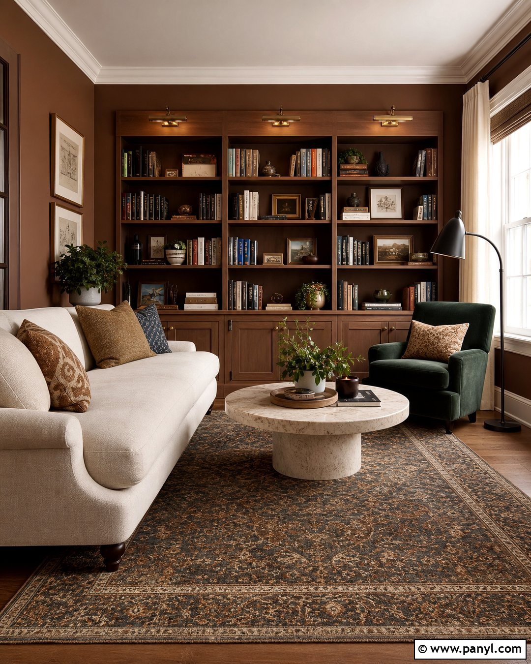 Cinnamon Brown Walls - 30 modern wall colors