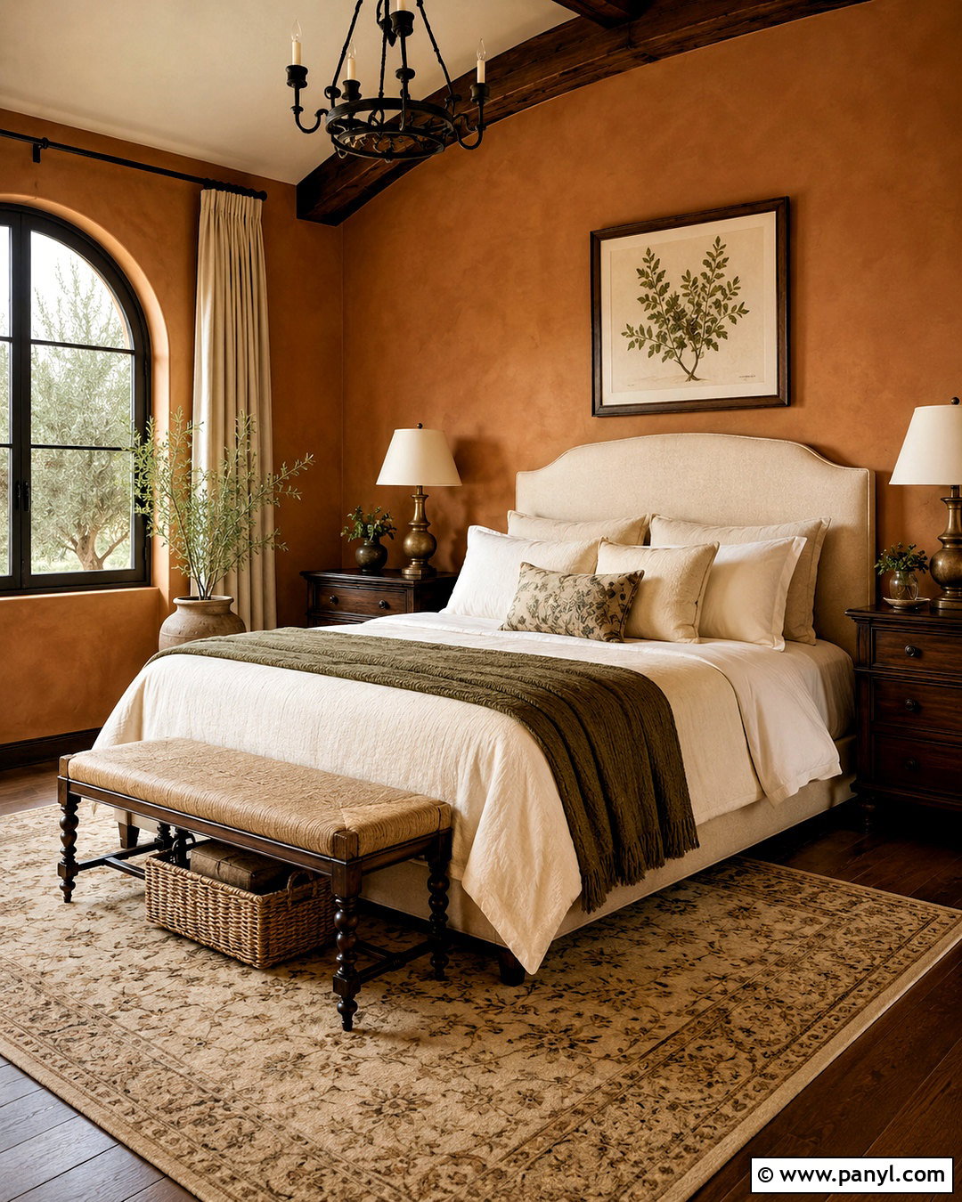 Cinnamon Tuscan Walls - 35 tuscan wall colors