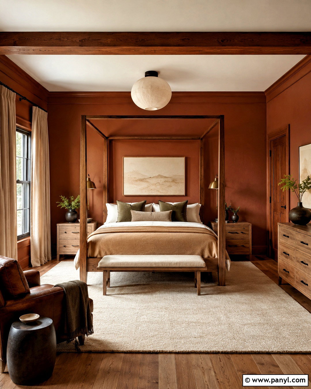 Cinnamon Wall Color - 35 warm wall colors