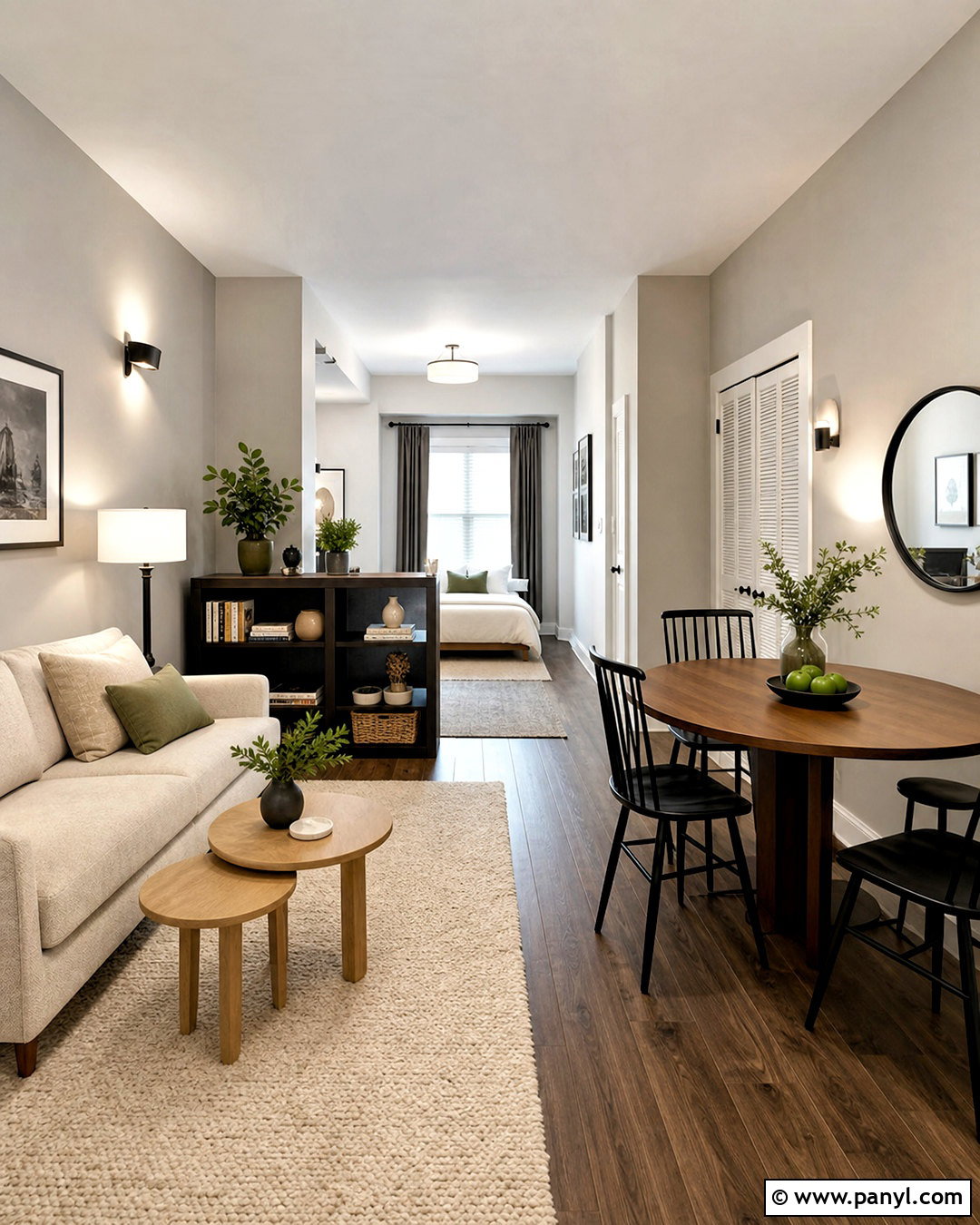 City Loft Studio Apartment - 20 sw greige paint colors