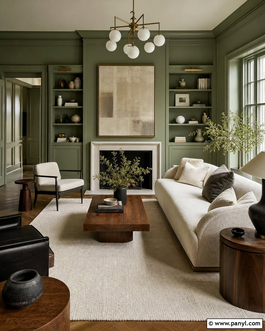Clary Sage Color Drenching - 20 Clary Sage Green Walls