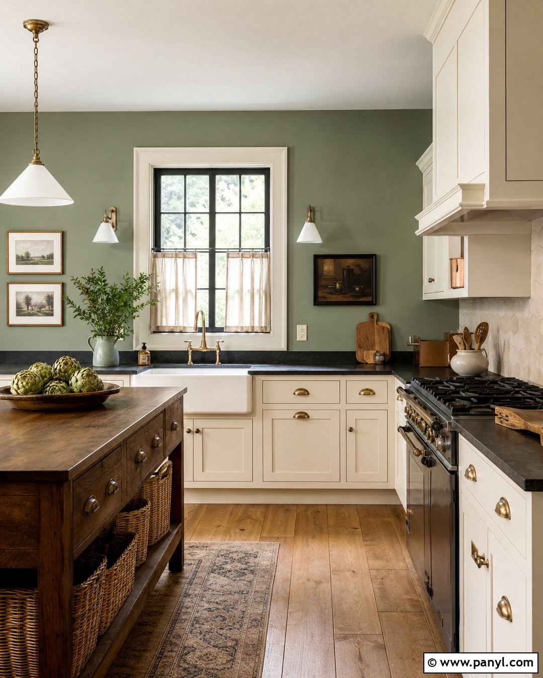 Clary Sage Kitchen Walls - 20 Sherwin Williams Kitchen Wall Colors