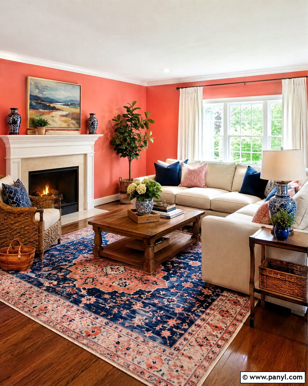 Classic Coral Paint - 20 coral paint colors