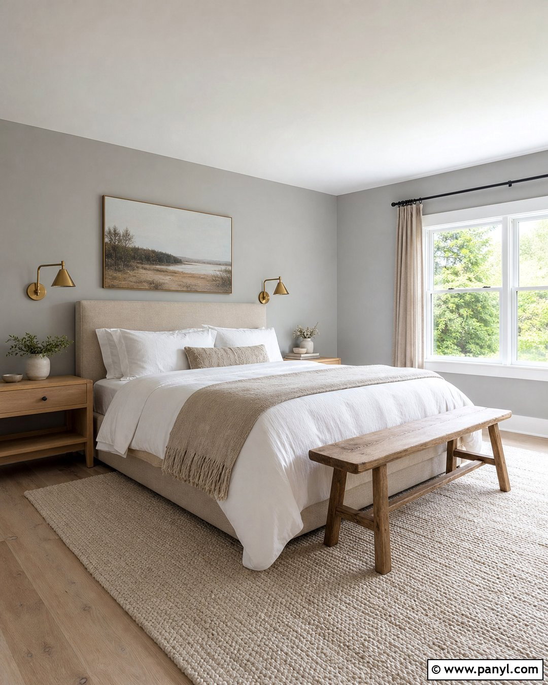Classic Gray Bedroom - 20 Popular Gray Wall Colors