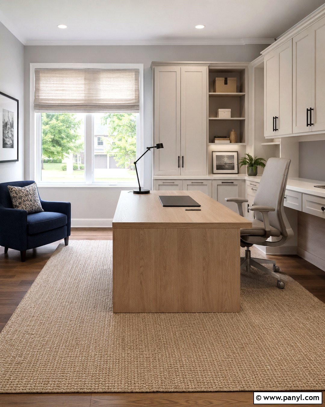 Classic Gray Home Office - 20 classic grey vs balboa mist ideas
