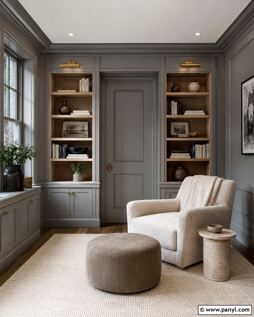 Classic Gray Monochrome Room - 20 classic grey vs balboa mist ideas