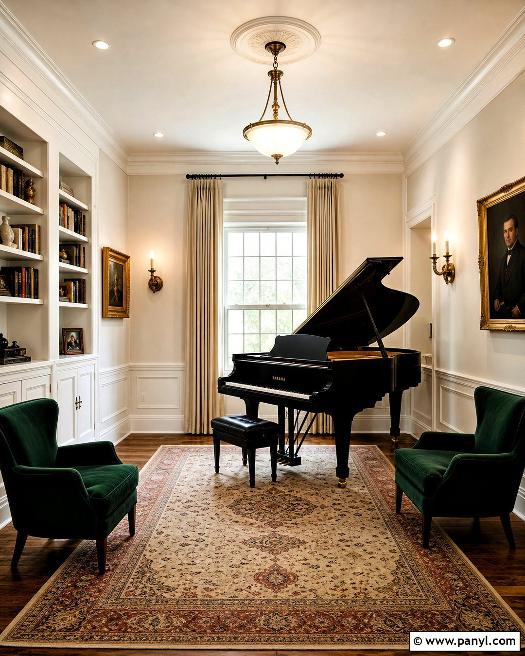 Classical Piano Music Room - 20 home music room design ideas