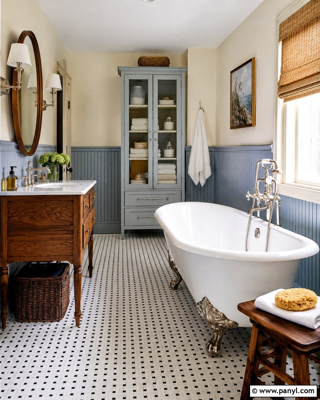Clawfoot Tub Cottage Bathroom - 20 cottage bathroom ideas