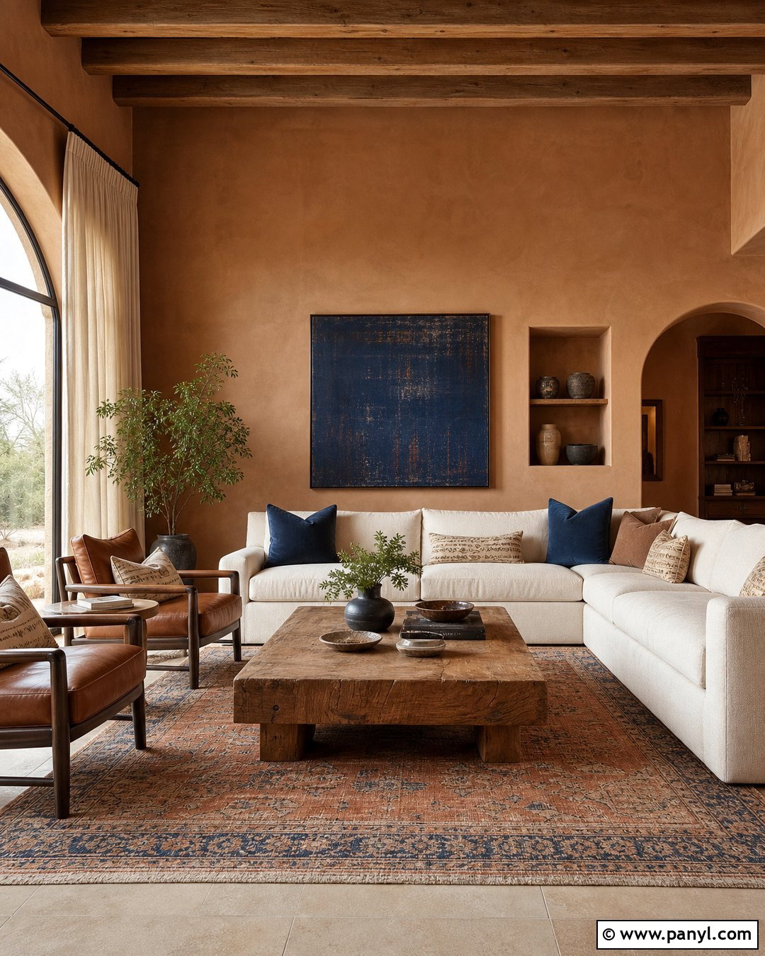 Clay Beige Living Room - 30 beige wall colors for living room ideas