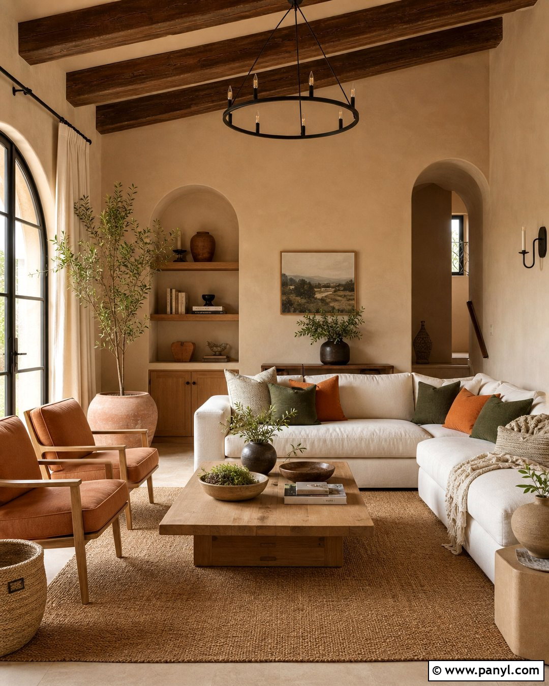 Clay Beige Room Walls - 35 Aesthetic Room Wall Color Ideas
